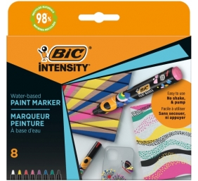 BIC Žymeklis Intensity Paint Marker 8 spalvų rinkinys