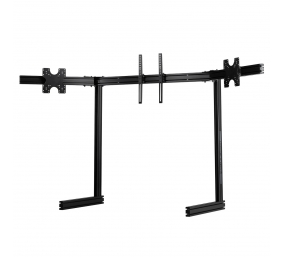 Next Level Racing Floor stand | ELITE Free Standing Triple Monitor Stand | Fully adjustable and customizable | 21-43 " | Black