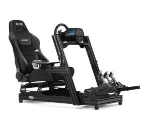 Next Level Racing | Premium PU Leather | Reclining Seat | ERS3 Elite PU Leather & Suede Edition | Black