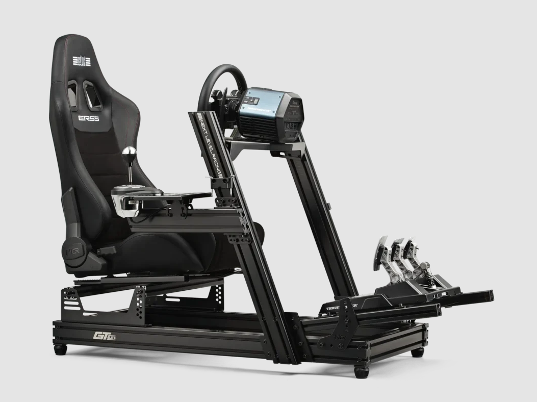 Next Level Racing | PU Leather & Suede | Reclining Seat | ERS5 Elite PU Leather & Suede Edition | Black