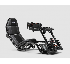 Next Level Racing | Steel | Racing Simulator Cockpit | F-GT Pro Formula and GT Black Edition | Black