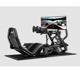Next Level Racing | Steel | Racing Simulator Cockpit | F-GT Pro Formula and GT Black Edition | Black