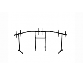 Next Level Racing | Floor stand | Free Standing Triple Monitor stand | 3 x 32- 65 " | Maximum weight (capacity) 70 kg | Black