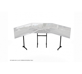 Next Level Racing | Floor stand | Free Standing Triple Monitor stand | 3 x 32- 65 " | Maximum weight (capacity) 70 kg | Black