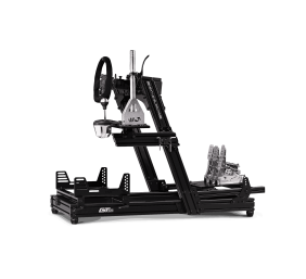 Next Level Racing | Aluminum | Racing Simulator Cockpit | GTElite Front and Side Mount Edition | Black