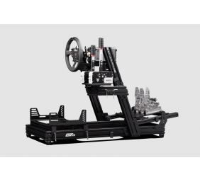 Next Level Racing | Aluminum; Carbon Steel | Racing Simulator Cockpit | GTElite Wheel Plate Edition | Black