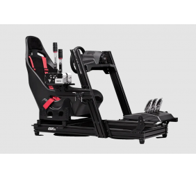 Next Level Racing | Aluminum; Carbon Steel | Racing Simulator Cockpit | GTElite Wheel Plate Edition | Black