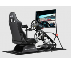 Next Level Racing | Racing Simulator Cockpit | GTRacer 2.0 | Black