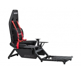 Next Level Racing | Flight Simulator Cockpit | Black and Red