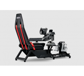 Next Level Racing | Flight Simulator Cockpit | Black and Red