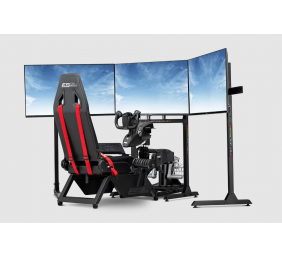Next Level Racing | Flight Simulator Cockpit | Black and Red