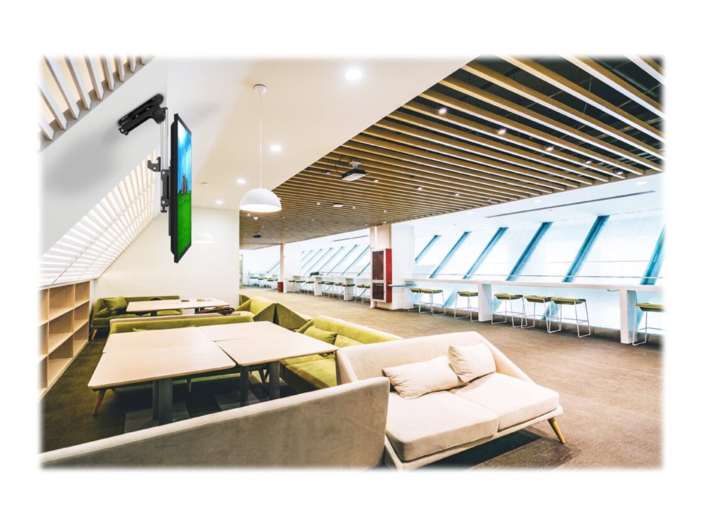 Neomounts FPMA-C020BLACK Monitor/TV mount ceiling 1 screen - 10-40" - max 20 kg - VESA 75x75-200x200 - h 26,5-40 cm - black