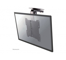 Neomounts FPMA-C020BLACK Monitor/TV mount ceiling 1 screen - 10-40" - max 20 kg - VESA 75x75-200x200 - h 26,5-40 cm - black