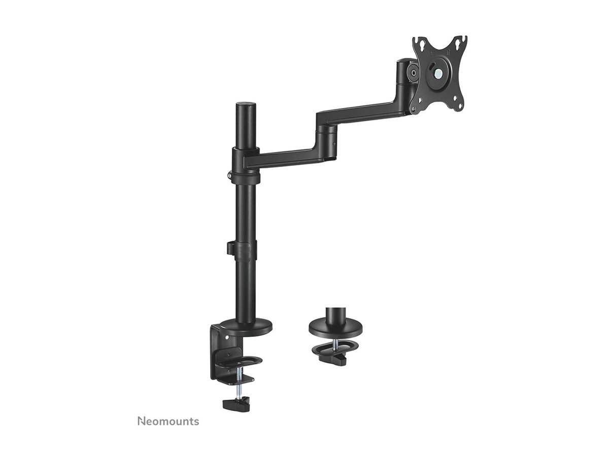 Neomounts NEXT Lite DS60-425BL1 Single monitor arm - 17-27" - 0-8 kg - space saving T-Rex model - 100% plastic-free packaging - black