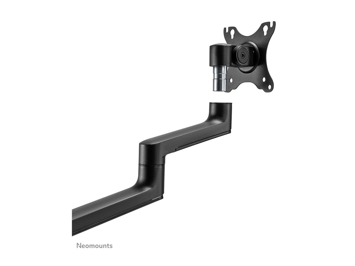 Neomounts NEXT Lite DS60-425BL2 Dual monitor arm - 17-27" - 0-8 kg/screen - space saving T-Rex model - 100% plastic-free packaging - black