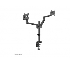 Neomounts NEXT Lite DS60-425BL2 Dual monitor arm - 17-27" - 0-8 kg/screen - space saving T-Rex model - 100% plastic-free packaging - black