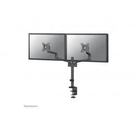 Neomounts NEXT Lite DS60-425BL2 Dual monitor arm - 17-27" - 0-8 kg/screen - space saving T-Rex model - 100% plastic-free packaging - black