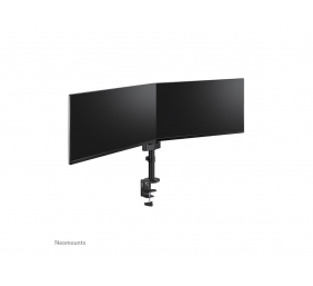 Neomounts NEXT Lite DS60-425BL2 Dual monitor arm - 17-27" - 0-8 kg/screen - space saving T-Rex model - 100% plastic-free packaging - black