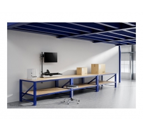 Neomounts DS90-325BL1 Sit-stand workstation desk 1 screen - 17-32" - 1-9 kg (curved 6 kg) - gas spring - black