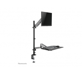 Neomounts DS90-325BL1 Sit-stand workstation desk 1 screen - 17-32" - 1-9 kg (curved 6 kg) - gas spring - black