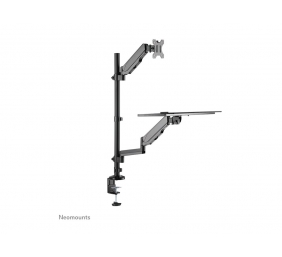 Neomounts DS90-325BL1 Sit-stand workstation desk 1 screen - 17-32" - 1-9 kg (curved 6 kg) - gas spring - black