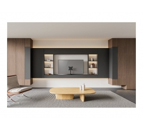Neomounts DS42-430BL12 TV stand 1 screen - 23-43" - 0-50 kg - VESA 100x100-200x200 - bolt-down - 60° swivel - black