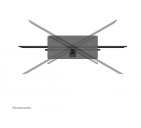 Neomounts DS45-430BL16 TV stand 1 screen - 37-70" - 0-40 kg - VESA 200x200-600x400 - height adjustment 11,6 cm - 70° swivel - black