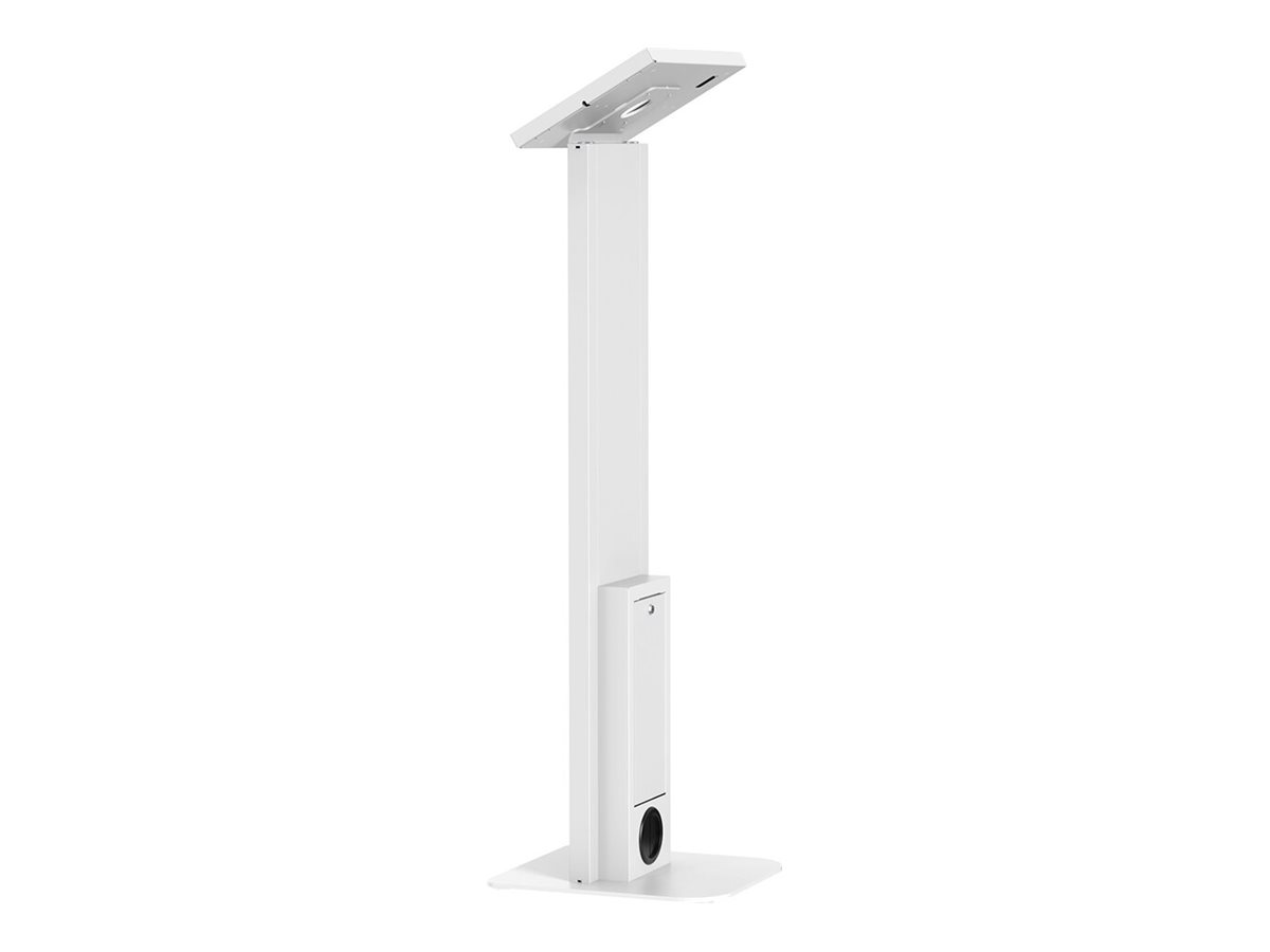 Neomounts FL15-750WH1 Tablet floor stand - lockable (incl. lock) - VESA 75x75 - bolt-down - suitable for various 9.7-11" tablets - white