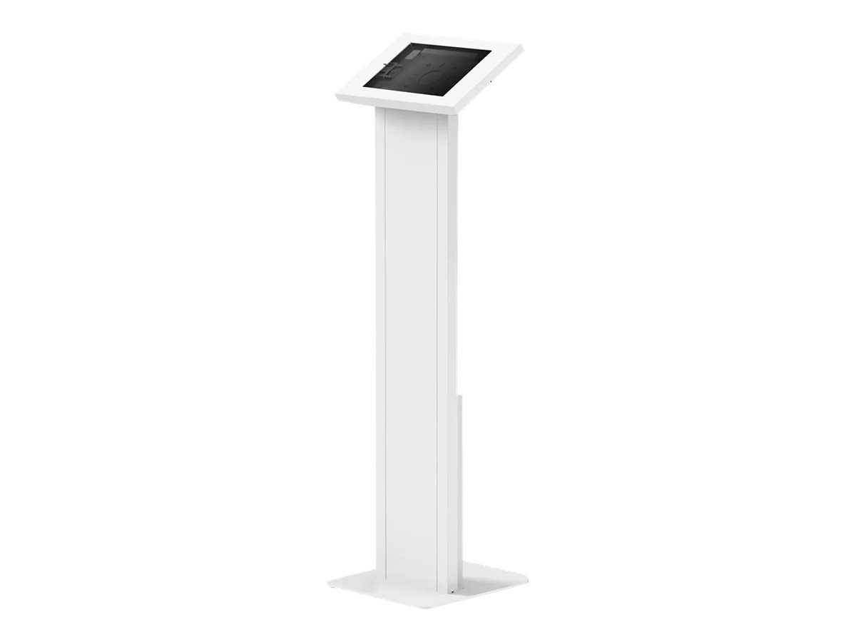 Neomounts FL15-750WH1 Tablet floor stand - lockable (incl. lock) - VESA 75x75 - bolt-down - suitable for various 9.7-11" tablets - white