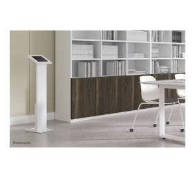 Neomounts FL15-750WH1 Tablet floor stand - lockable (incl. lock) - VESA 75x75 - bolt-down - suitable for various 9.7-11" tablets - white