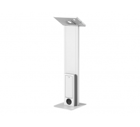 Neomounts FL15-750WH1 Tablet floor stand - lockable (incl. lock) - VESA 75x75 - bolt-down - suitable for various 9.7-11" tablets - white