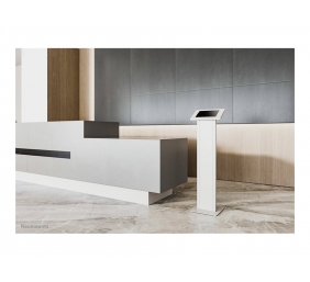 Neomounts FL15-750WH1 Tablet floor stand - lockable (incl. lock) - VESA 75x75 - bolt-down - suitable for various 9.7-11" tablets - white