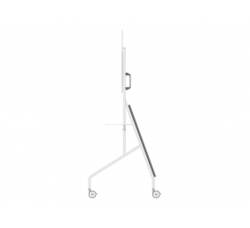 Neomounts MOVE Go FL50-525WH1 TV trolley - 55-86" - max 76 kg - manual h 106-136 cm - VESA 100x100-900x600 - incl. hardware shelf - lockable