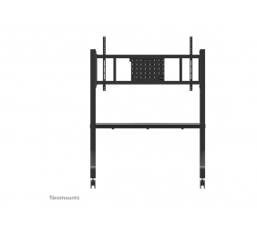 Neomounts MOVE Go XL FL50-575BL1 TV trolley - 65-110" - max 125 kg - manual h 129-139 cm - VESA 100x100-1100x600 - incl. hardware shelf - lo