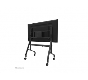 Neomounts MOVE Go XL FL50-575BL1 TV trolley - 65-110" - max 125 kg - manual h 129-139 cm - VESA 100x100-1100x600 - incl. hardware shelf - lo