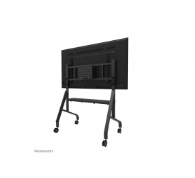 Neomounts MOVE Go XL FL50-575BL1 TV trolley - 65-110" - max 125 kg - manual h 129-139 cm - VESA 100x100-1100x600 - incl. hardware shelf - lo