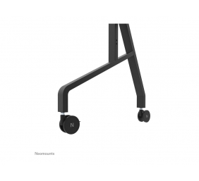 Neomounts MOVE Go XL FL50-575BL1 TV trolley - 65-110" - max 125 kg - manual h 129-139 cm - VESA 100x100-1100x600 - incl. hardware shelf - lo