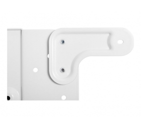 Neomounts NS-M1250WHITE TV trolley - 37-70" - max 70 kg - VESA 200x200-600x400 - 90° rotatable - incl. hardware shelf - white