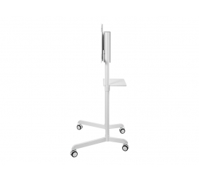 Neomounts NS-M1250WHITE TV trolley - 37-70" - max 70 kg - VESA 200x200-600x400 - 90° rotatable - incl. hardware shelf - white