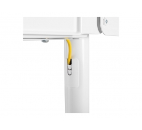 Neomounts NS-M1250WHITE TV trolley - 37-70" - max 70 kg - VESA 200x200-600x400 - 90° rotatable - incl. hardware shelf - white