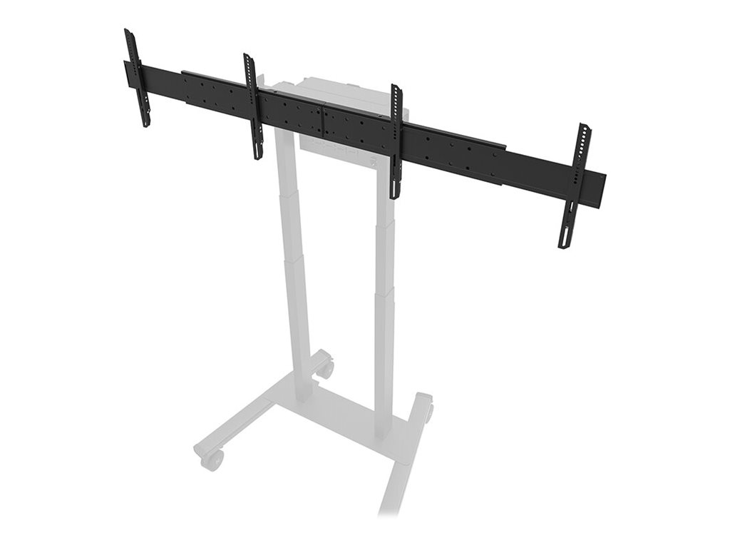 Neomounts MOVE ADM-875BL2 Screen adapter from 1 to 2 screens - 42-65" - max 40 kg/screen - VESA 100x100-800x400 - lockable (excl. lock) - su