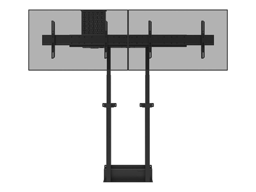 Neomounts MOVE ADM-875BL2 Screen adapter from 1 to 2 screens - 42-65" - max 40 kg/screen - VESA 100x100-800x400 - lockable (excl. lock) - su