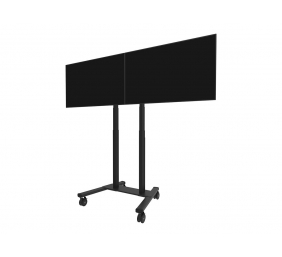 Neomounts MOVE ADM-875BL2 Screen adapter from 1 to 2 screens - 42-65" - max 40 kg/screen - VESA 100x100-800x400 - lockable (excl. lock) - su