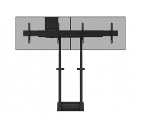 Neomounts MOVE ADM-875BL2 Screen adapter from 1 to 2 screens - 42-65" - max 40 kg/screen - VESA 100x100-800x400 - lockable (excl. lock) - su