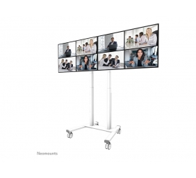 Neomounts MOVE ADM-875WH2 Screen adapter from 1 to 2 screens - 42-65" - max 40 kg/screen - VESA 100x100-800x400 - lockable (excl. lock) - su