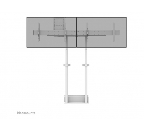 Neomounts MOVE ADM-875WH2 Screen adapter from 1 to 2 screens - 42-65" - max 40 kg/screen - VESA 100x100-800x400 - lockable (excl. lock) - su