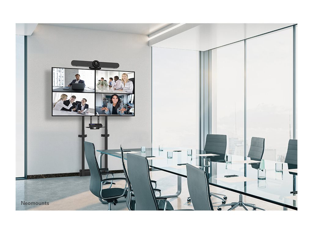 Neomounts MOVE AFL-875BL1 Videobar and multimedia kit - max 9 kg - universal and Logitech adapter - suitable for FL55-/WL55-875BL1/WH1 - bla | Neomounts
