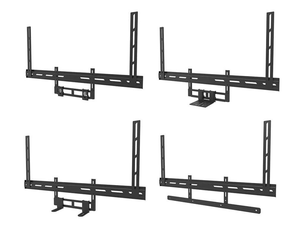 Neomounts AV2-500BL Videobar kit - 43-110" - max 10 kg - VESA 200x200-800x600 - universal - black