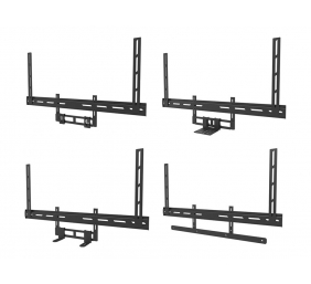 Neomounts AV2-500BL Videobar kit - 43-110" - max 10 kg - VESA 200x200-800x600 - universal - black