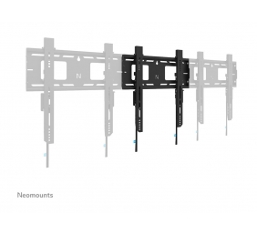 Neomounts LEVEL-750 WL30-750BL14 Fixed heavy duty wall mount - 32-75" screen - max 100 kg - VESA 100x100-400x400 - d 4,2 cm - level adjustme | Neomounts
